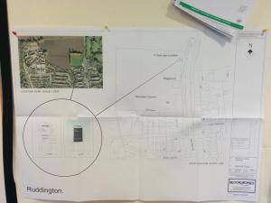 Plans and drawings of the sign